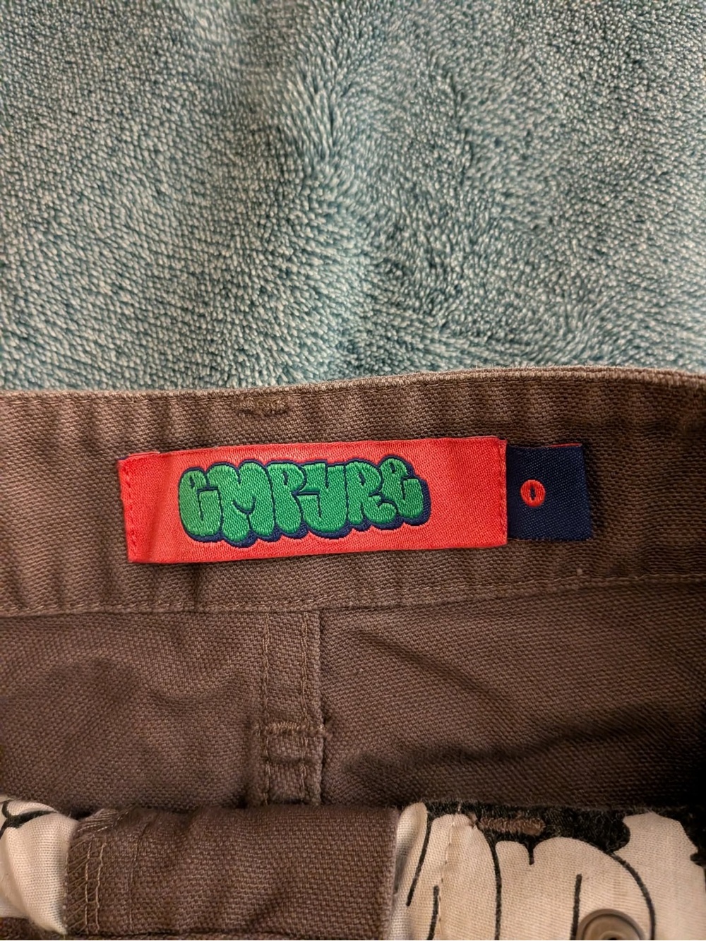 Empyre Brown Wide-Leg Cargo Pants with Patch Pockets - Picture 5 of 8